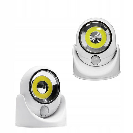 LED 360 batterilampa med rörelsedetektor