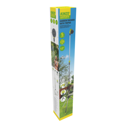 Kinzo Garden trädgårdsdusch – Enkel utomhusdusch för trädgården eller campingen