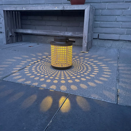 Solcellslampa med fransk fläta, supermysigt ljus på kvällen 