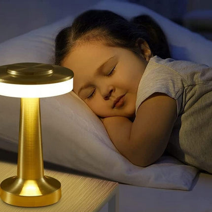 Touch trådlös bordslampa med 3 ljusinställningar 