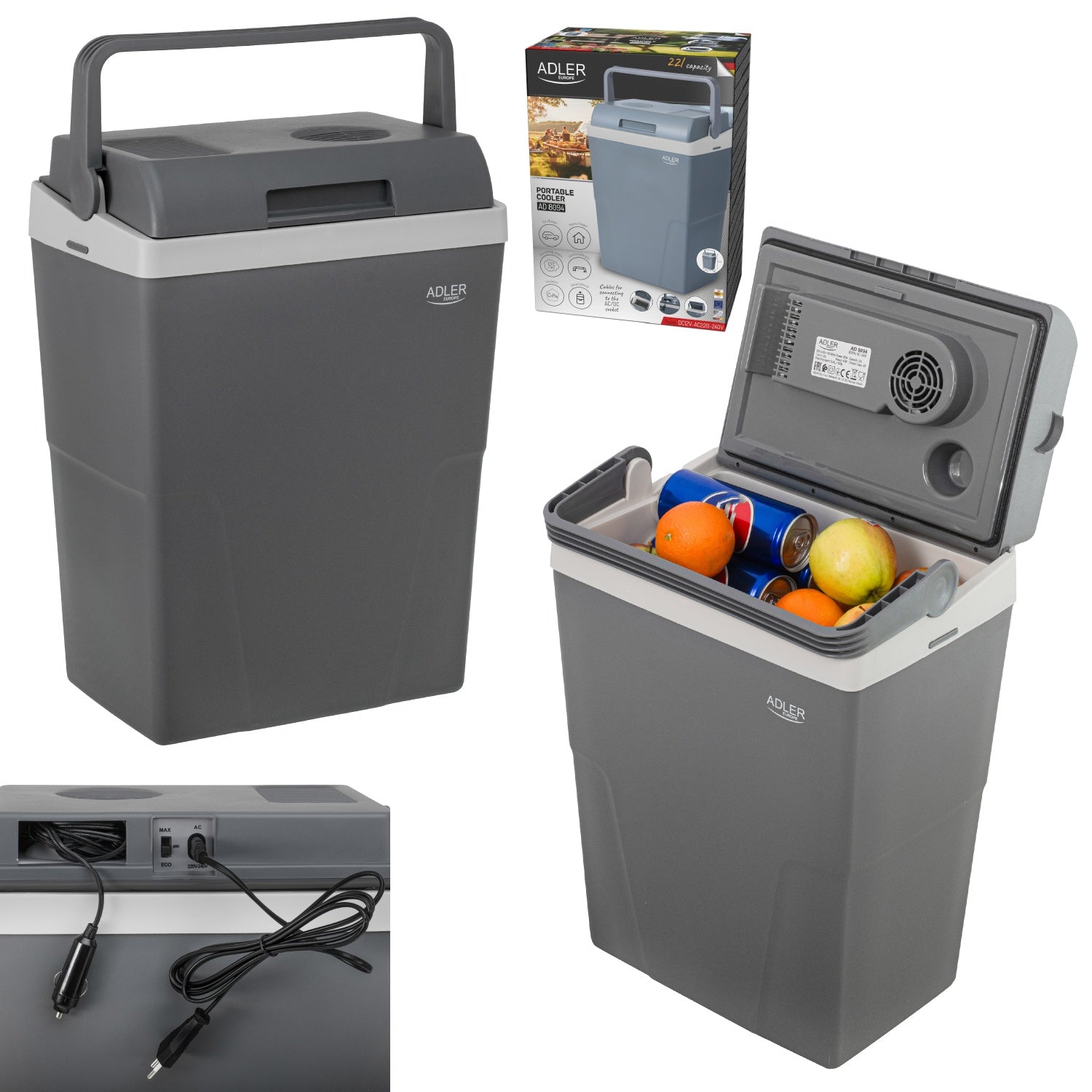 22 Liter Køleboks til Bil & Hjem – Støjsvag og Effektiv