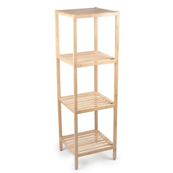 Badrumshyllor i bambu - 3 storlekar - Praktisk och platsbesparande förvaring