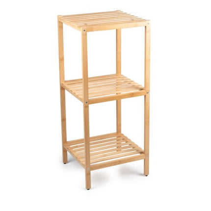 Badrumshyllor i bambu - 3 storlekar - Praktisk och platsbesparande förvaring