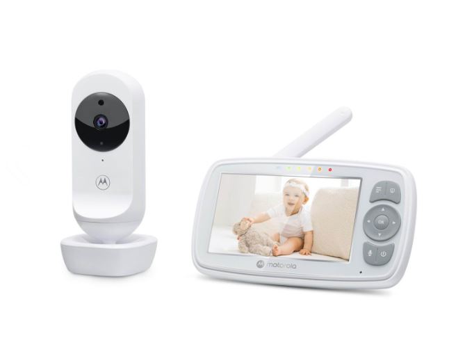 Motorola Babyalarm 4,3" Skærm, Nattilstand – Op til 300 m Rækkevidde