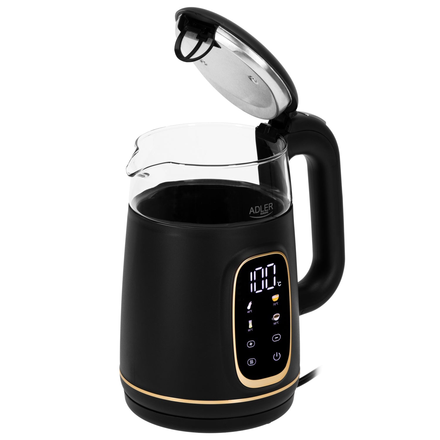 Vattenkokare 1,7L med Temperaturkontroll och LED-Display