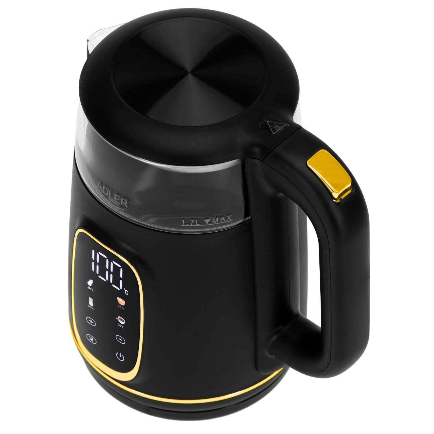 Vattenkokare 1,7L med Temperaturkontroll och LED-Display