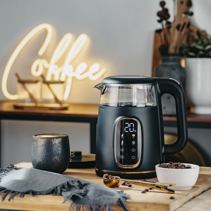Elkedel med Temperaturstyring og LED Display - 1,7L