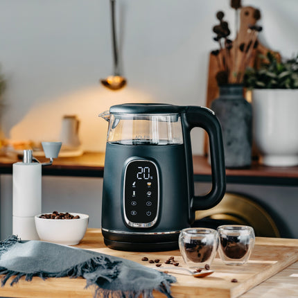 Elkedel med Temperaturstyring og LED Display - 1,7L