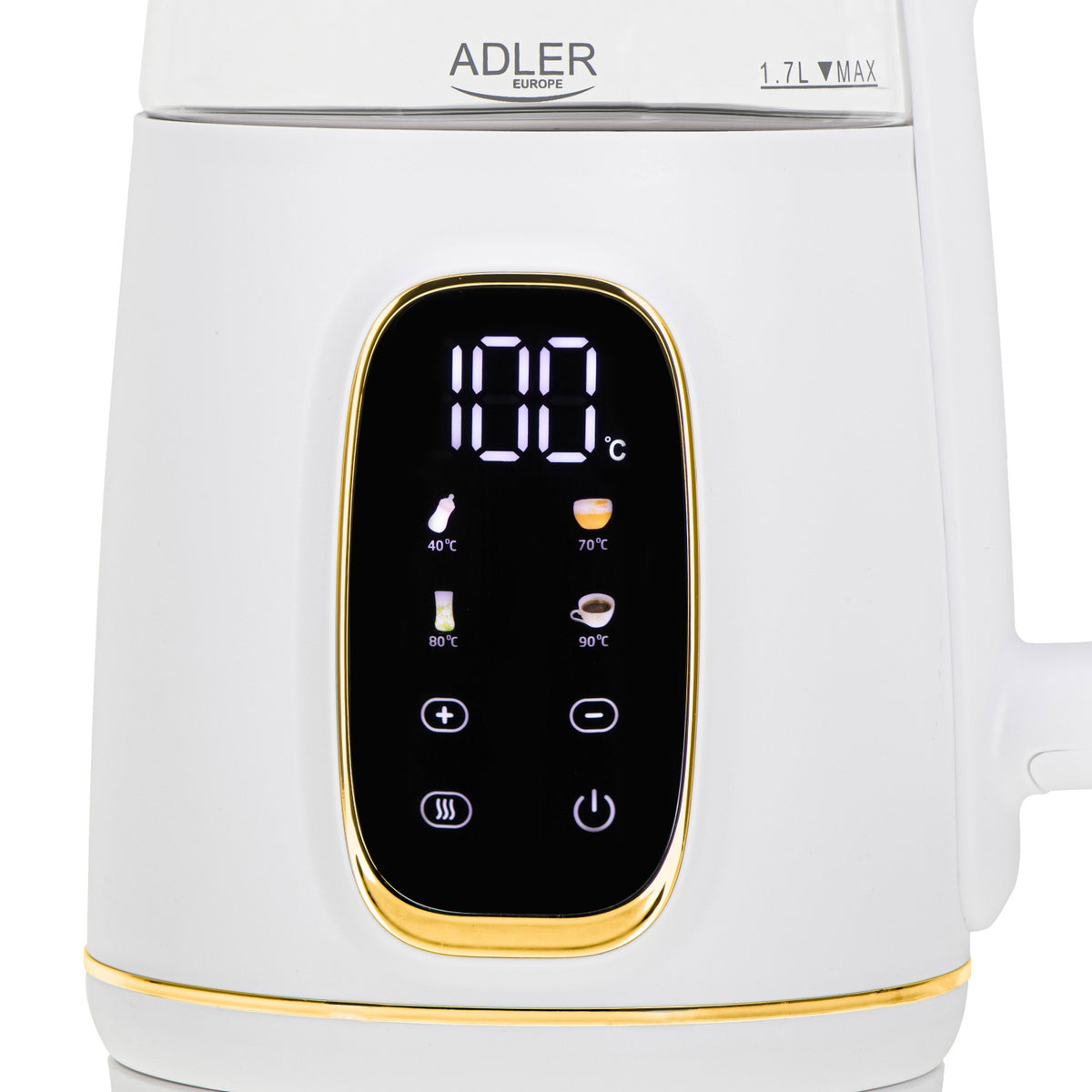 Elkedel 1,7L med Temperaturstyring og LED Display (Kopi)