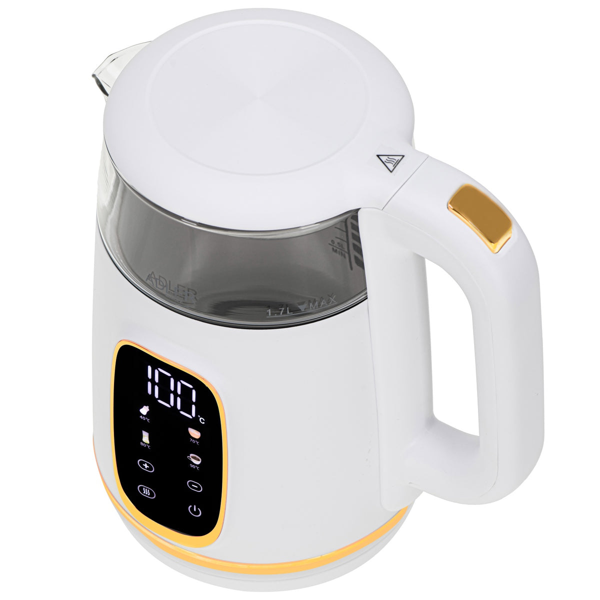 Elkedel 1,7L med Temperaturstyring og LED Display (Kopi)