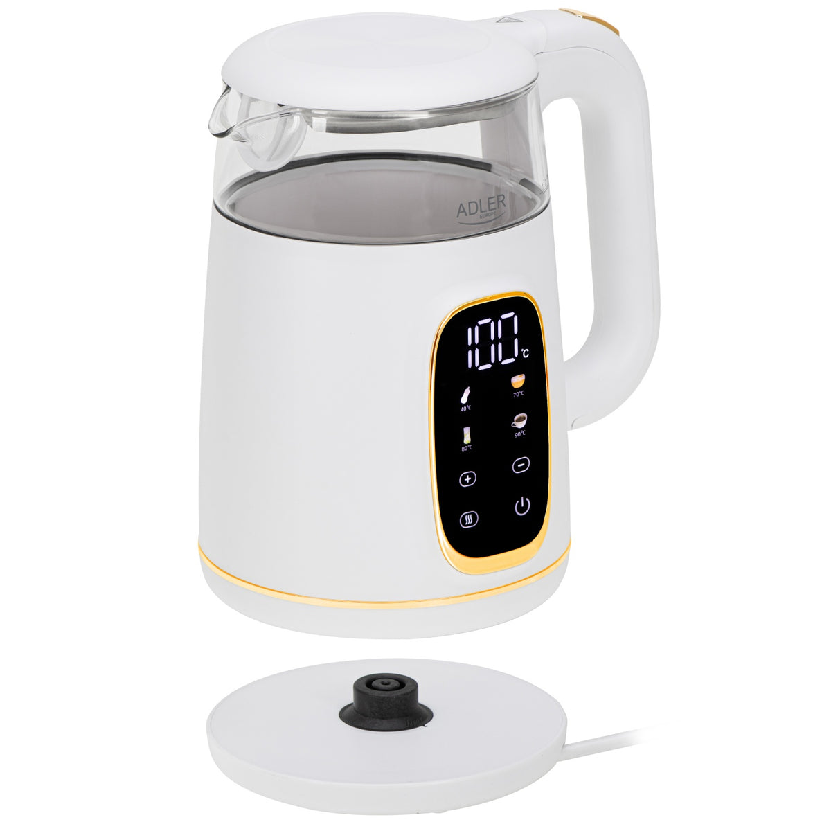 Elkedel 1,7L med Temperaturstyring og LED Display (Kopi)