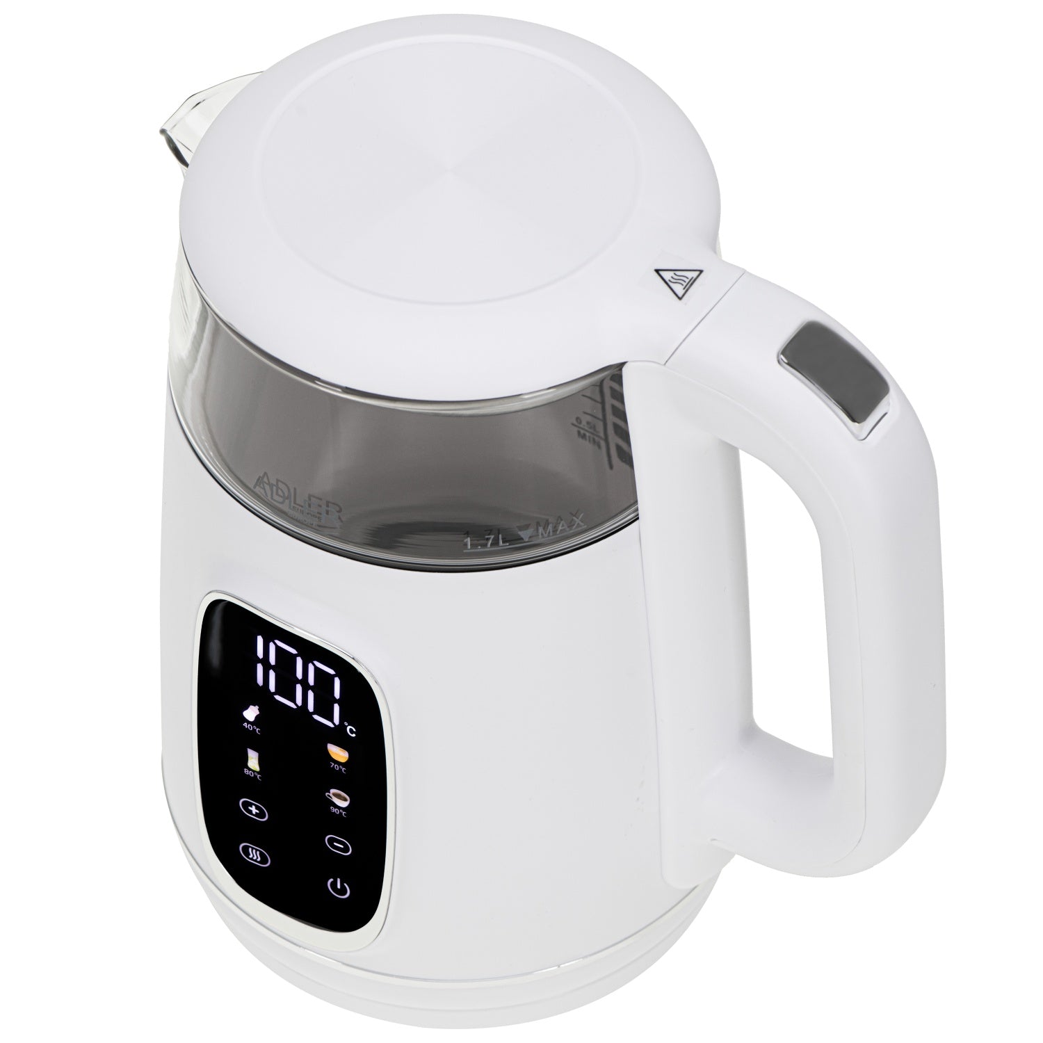Vattenkokare 1,7L med Temperaturkontroll och LED-display