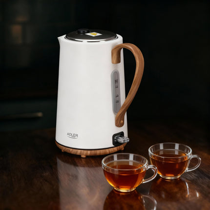 Elkedel 1,7 L i metal med STRIX Sikkerhedssystem