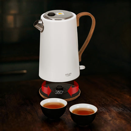 Elkedel 1,7 L i metal med STRIX Sikkerhedssystem