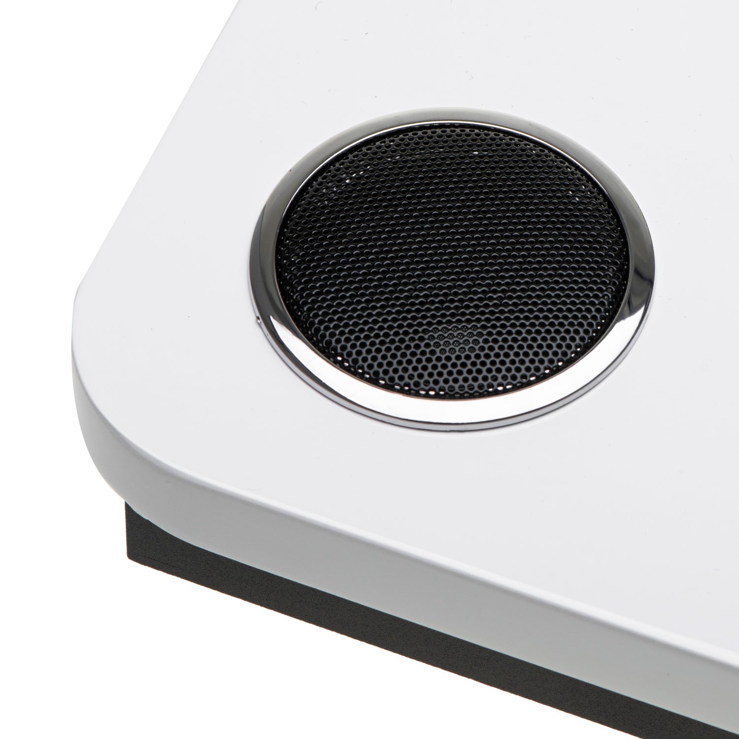 Skivspelare Vit/träfärg med Bluetooth & USB-inspelning