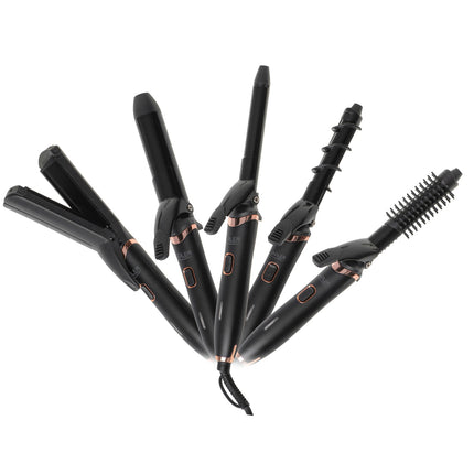 5-i-1 Multistyler til Hår – Glat, Krøl og Style - Skab Drømme frisuren Hjemme