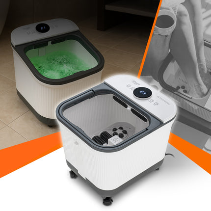 Fodspa med massage, varme og saltbeholder