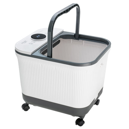 Fodspa med massage, varme og saltbeholder