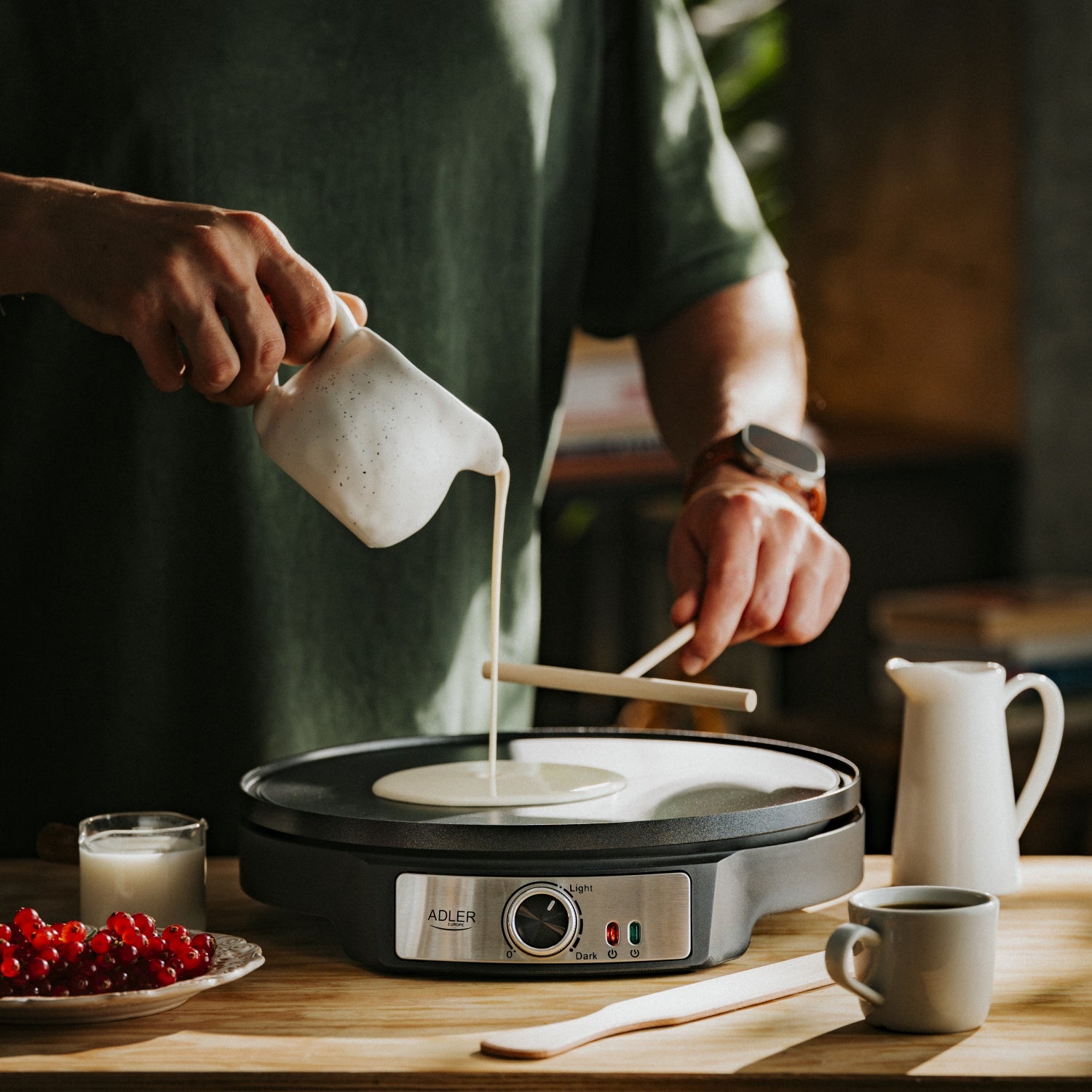 Pannkaks-/Tortillamaskin - Crepe Maker
