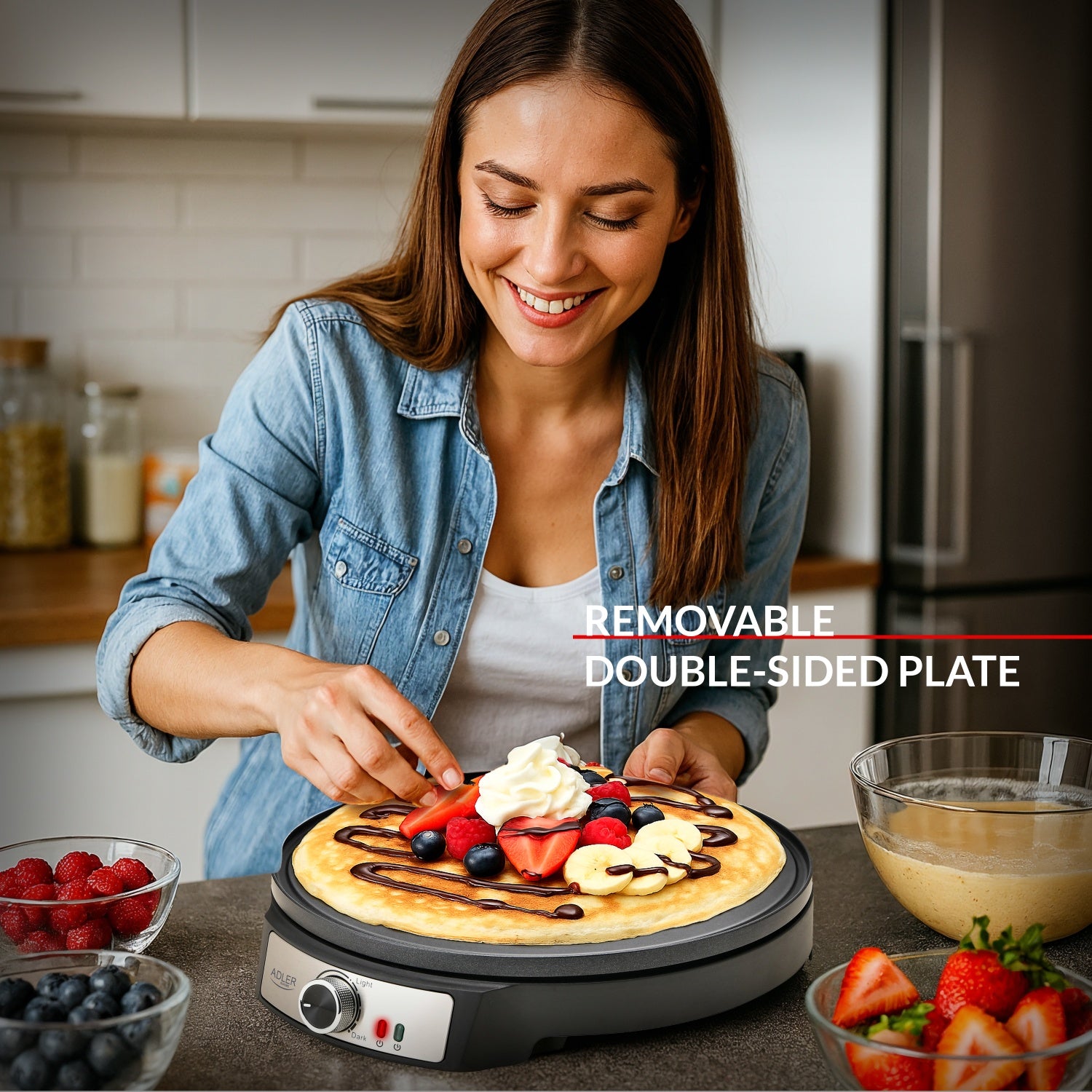 Pannkaks-/Tortillamaskin - Crepe Maker