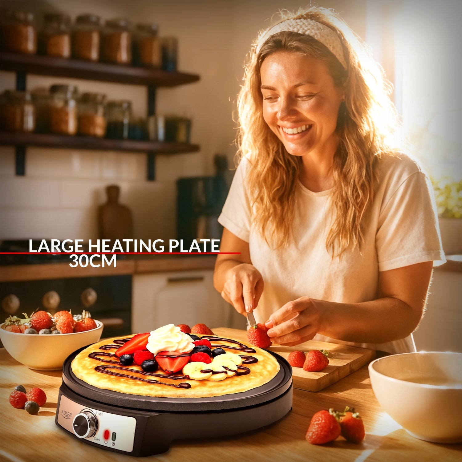 Pannkaks-/Tortillamaskin - Crepe Maker