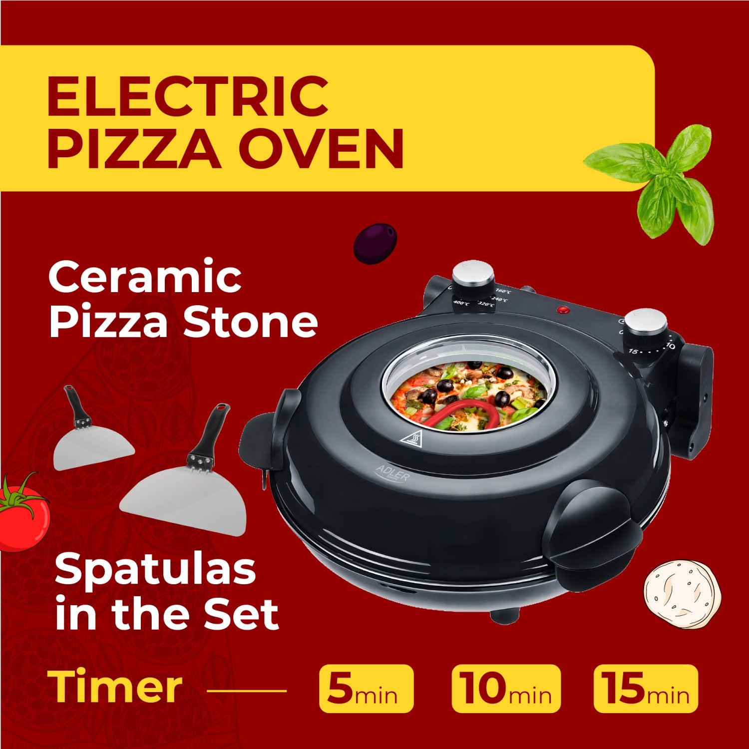 Pizzaovn med Pizzasten – Klar Pizza på 4-5 Minutter