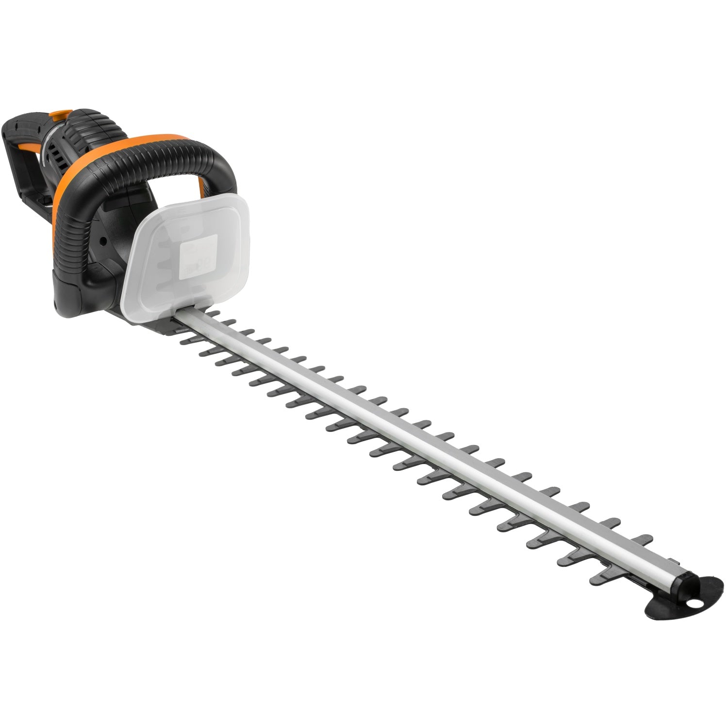 Häcksax 620W, elektrisk med justerbart handtag och säkerhetsutrustning