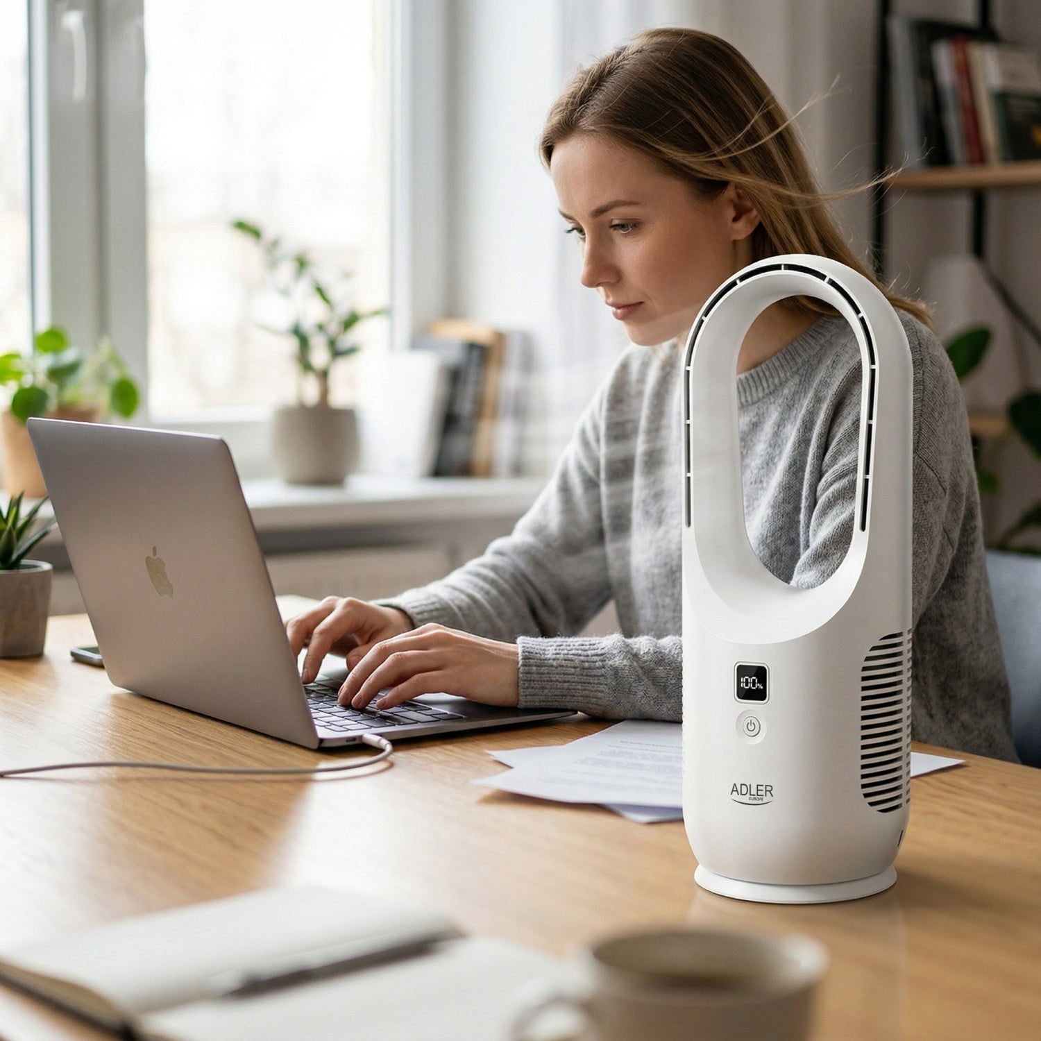Bordventilator USB – Genopladelig og Støjsvag