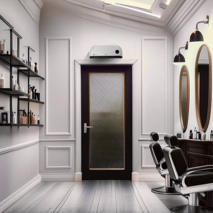 Varmeblæser 2000W LED med fjernbetjening og programmering