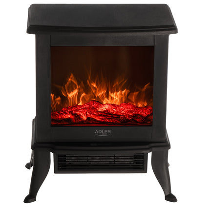 Elektrisk spis med 3D-flameffekt – kompakt och snygg värmare