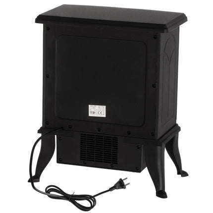 Elektrisk spis med 3D-flameffekt – kompakt och snygg värmare