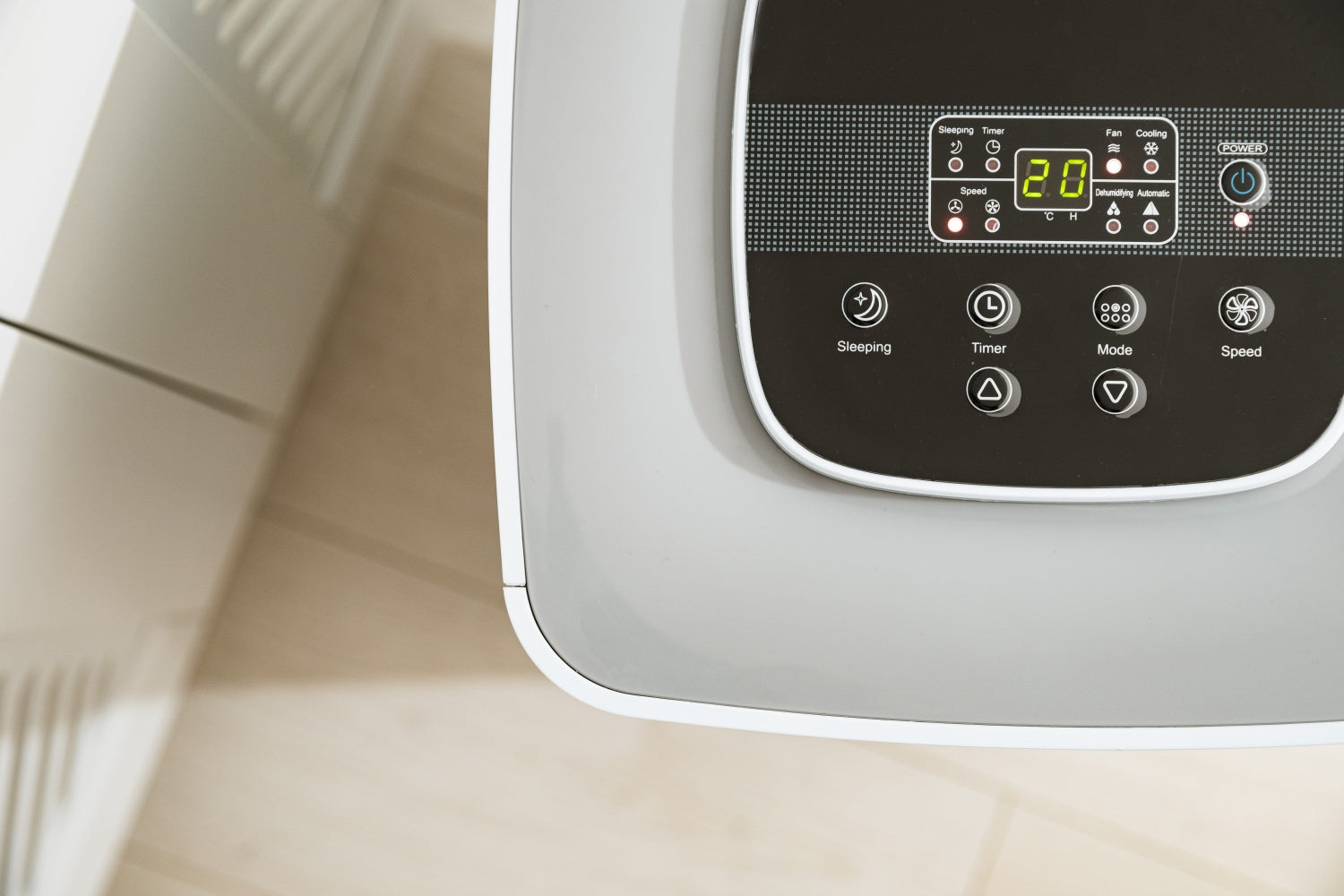 Aircondition 5000 BTU på hjul – Køling, Ventilator og Affugter i Én
