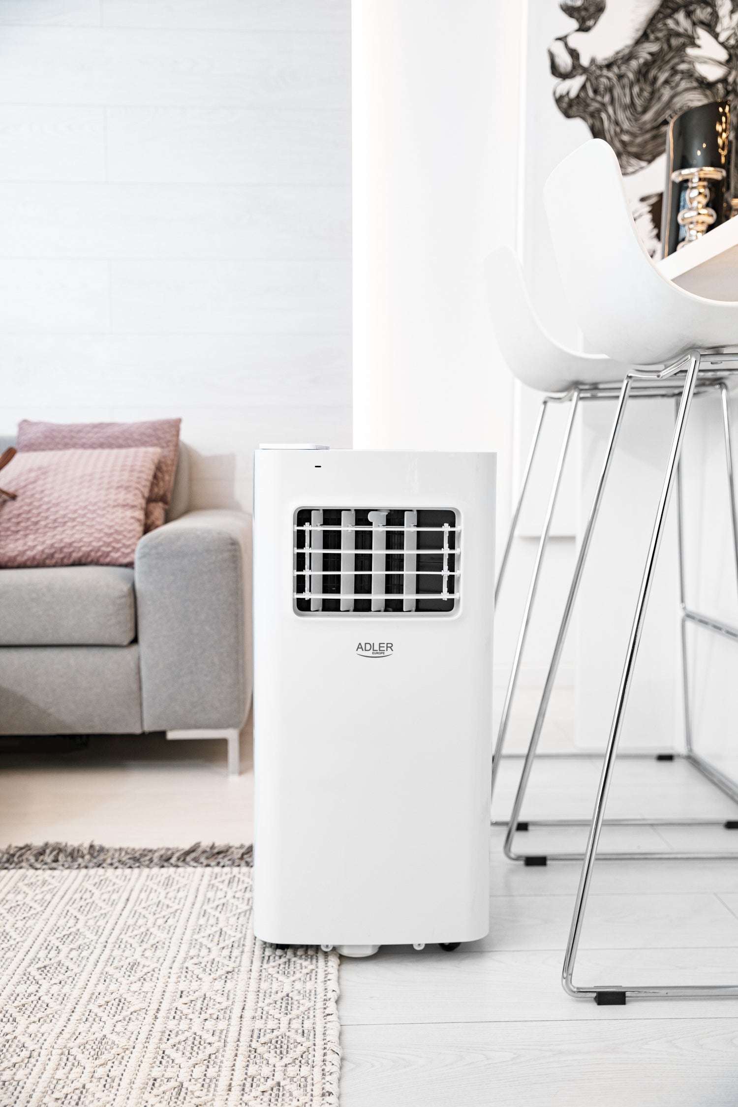 Aircondition 5000 BTU på hjul – Køling, Ventilator og Affugter i Én