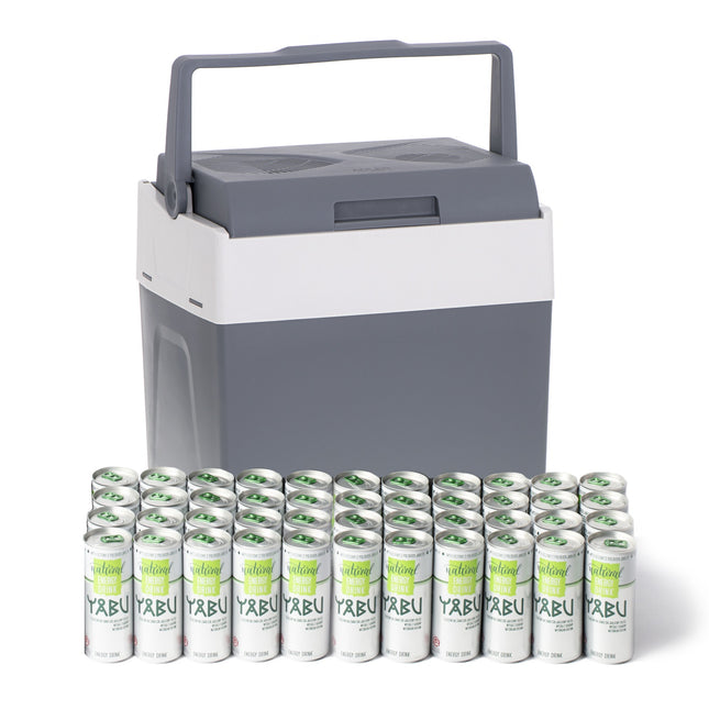 Bärbar kylbox 28L med kyl- och värmefunktion – För bil och hem