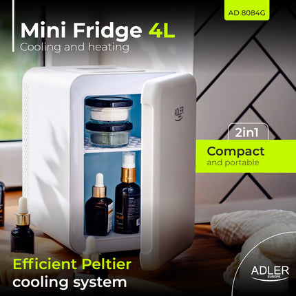 Kylskåp 4L med värme- och kylfunktion