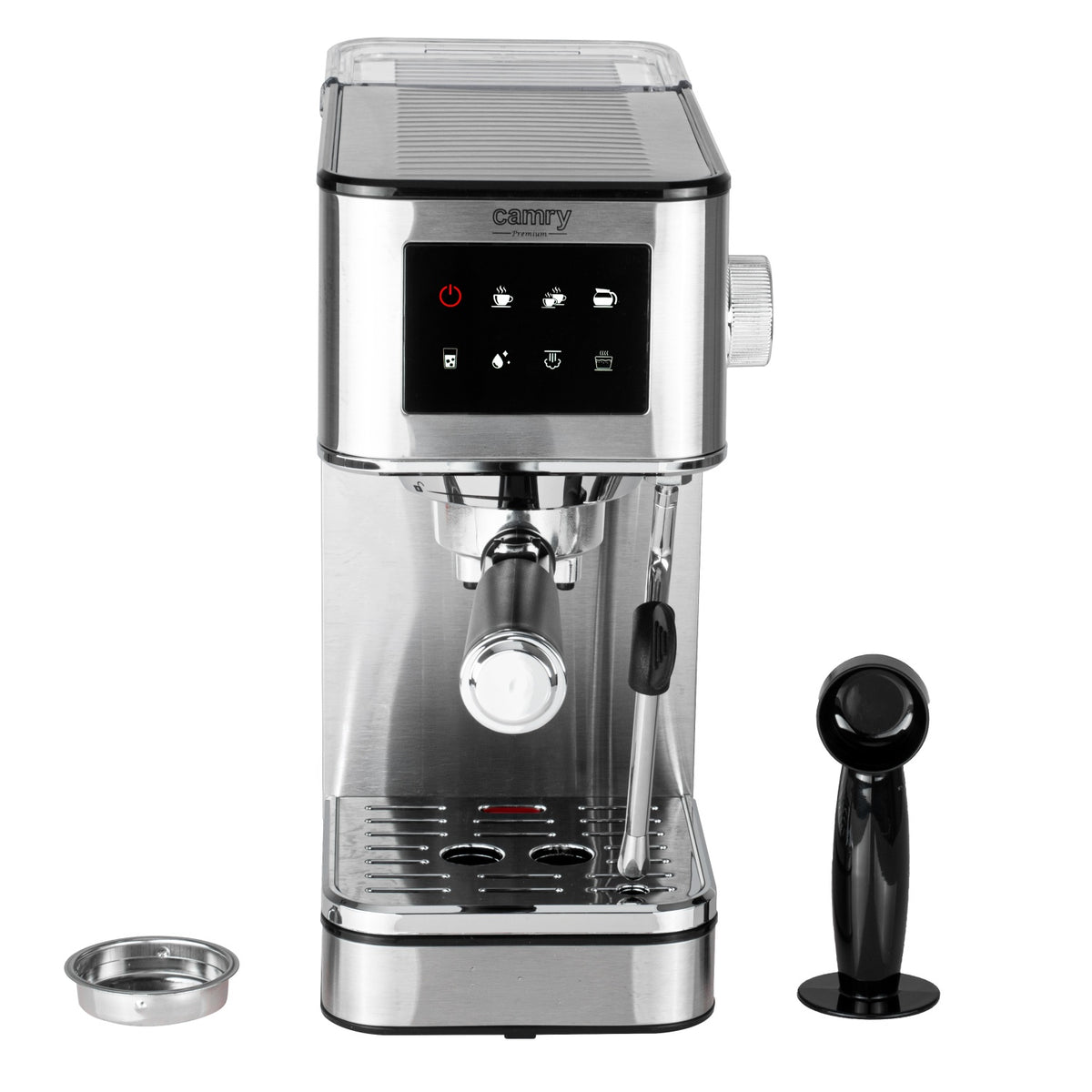 Espressomaskine 20 Bar med Mælkeskummer, LCD Touch & 7 Funktioner