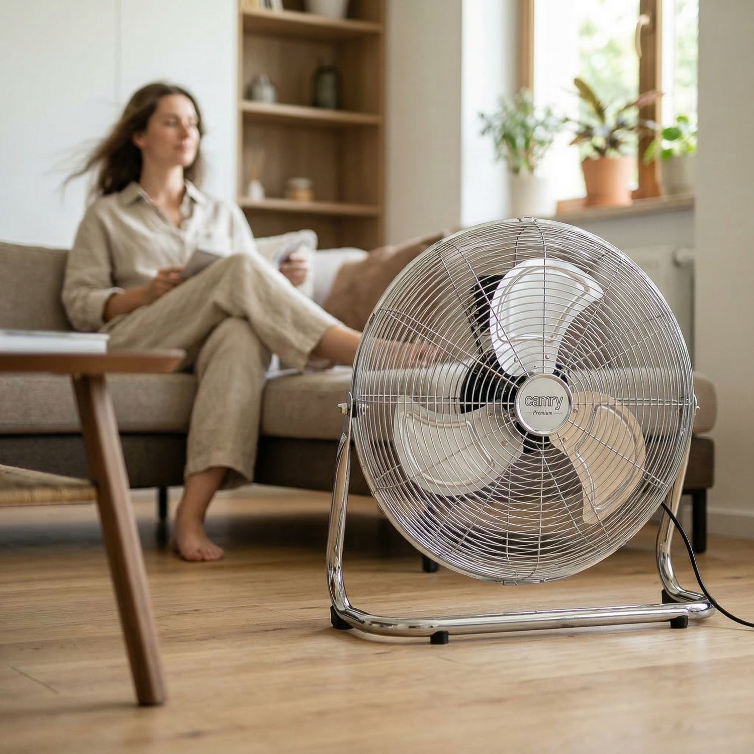 Gulvventilator 45 cm - 3 hastigheder