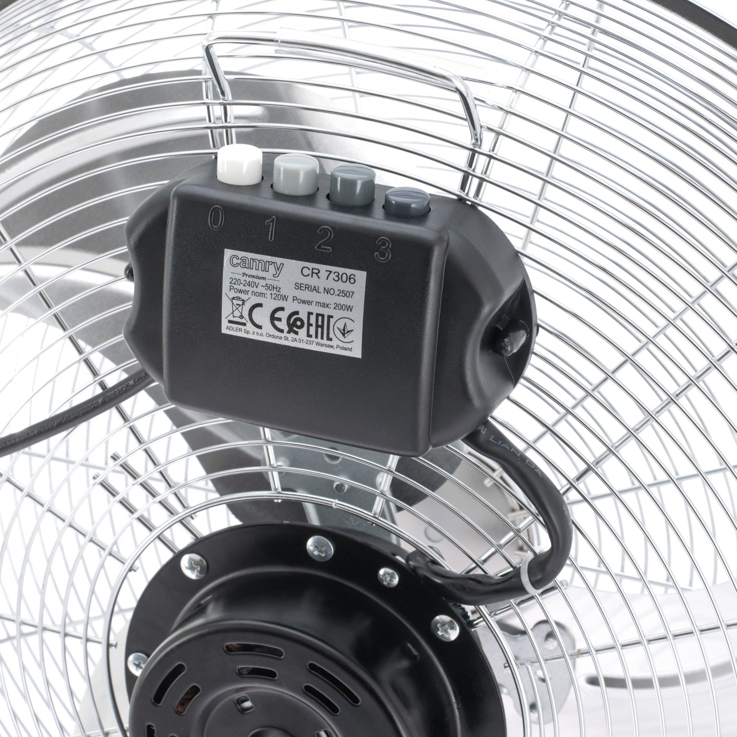 Gulvventilator 45 cm - 3 hastigheder