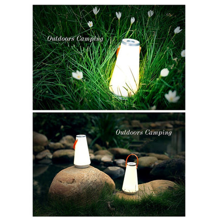 Elegant Trådløs og Genopladelig 360° Lampe - Perfekt til Indendørs og Udendørs Hygge