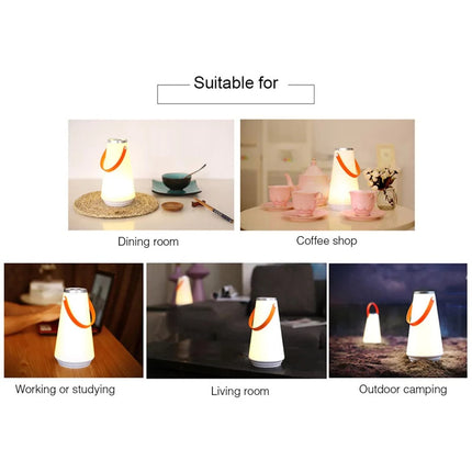 Elegant Trådløs og Genopladelig 360° Lampe - Perfekt til Indendørs og Udendørs Hygge