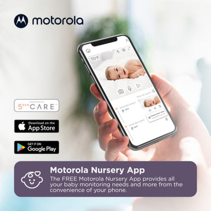 Motorola Baby Monitor med Wi-Fi och Full HD-övervakning