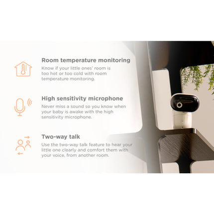 Motorola Baby Monitor med Wi-Fi och Full HD-övervakning