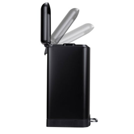 Dirt Devil pedalbehållare med mjukstängning - Finns i 6, 12 och 30 liter (svart)