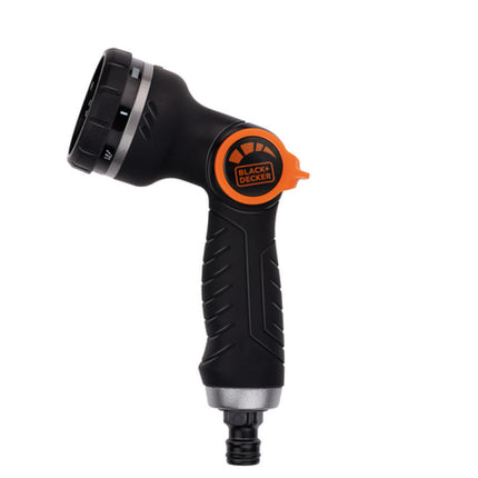 Black+Decker Deluxe bevattningsset med trädgårdsdusch – 8 sprutmönster