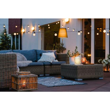 Solcellslykta 2 st. Varmvitt ljus