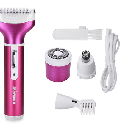 4-i-1 kroppstrimmer för kvinnor - skonsam och effektiv hårborttagning