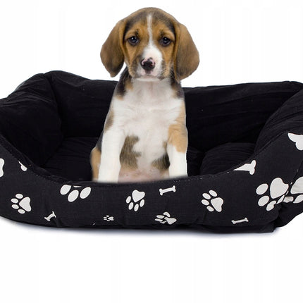Hundkorg med dyna - XL - 62x48 cm