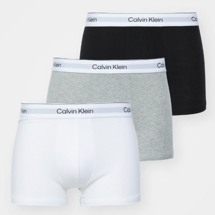 Calvin Klein 3-pack boxershorts i grått, svart och vitt