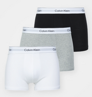 Calvin Klein 3-pak Boxershorts i Grå, Sort og Hvid