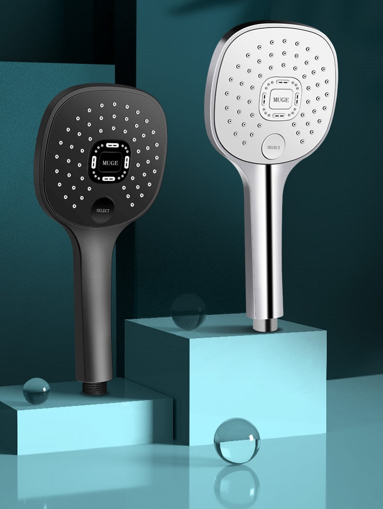 Vattenbesparande duschmunstycke med slang + 3 funktioner